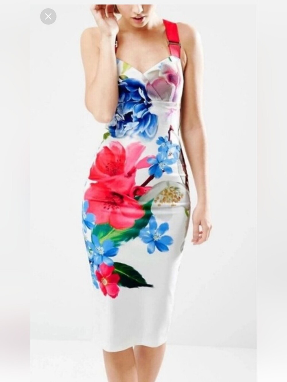 TED BAKER alexie dress - size small / medium